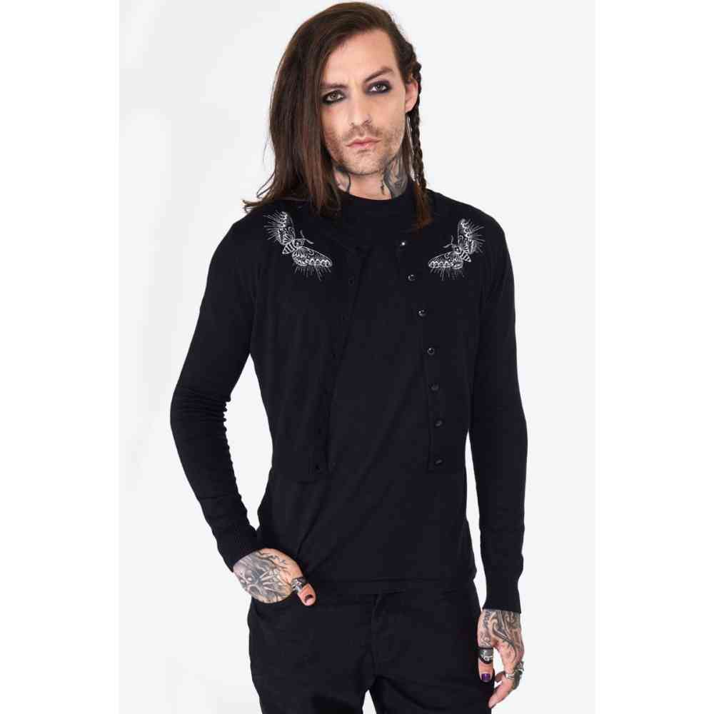 Jawbreaker - Night Moth Cardigan - Noir